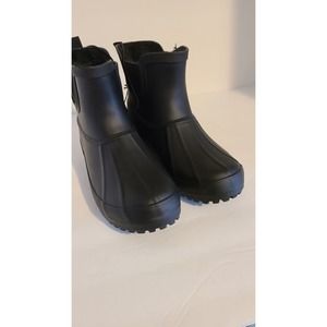 Chooka Ladies' Chelsea Rainboots - BLACK Size 7 FAST SHIPPING *